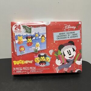 Duckalooz 24 Piece Advent Calendar Surprise Mini Figures New Disney Themed